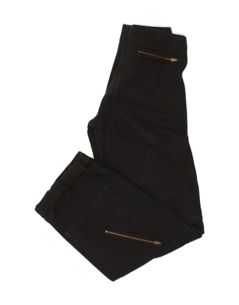 THINK PINK Womens Casual Trousers W26 L31 Black Cotton Vintage Think Pink and Second-Hand Think Pink from Messina Hembry 