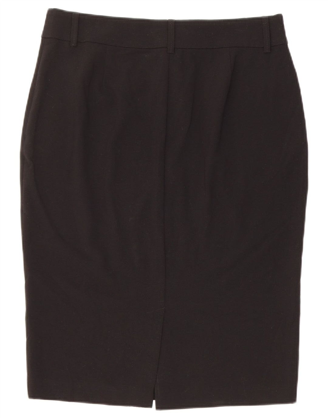 Marks & Spencer Womens Pencil Skirt UK 12 Medium W30  Black Polyester