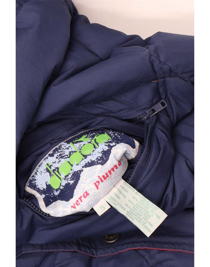 Diadora Mens Reversible Padded Jacket UK 36 Small Red Polyester
