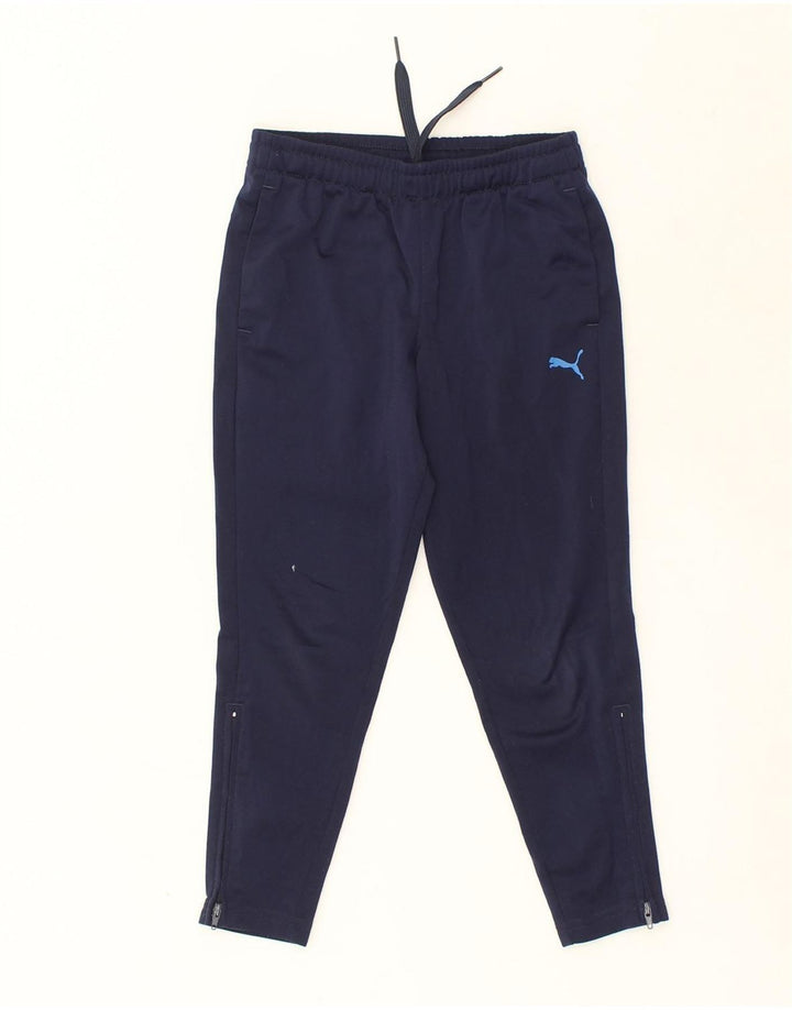 PUMA Boys Tracksuit Trousers 5-6 Years Navy Blue | Vintage Puma | Thrift | Second-Hand Puma | Used Clothing | Messina Hembry 