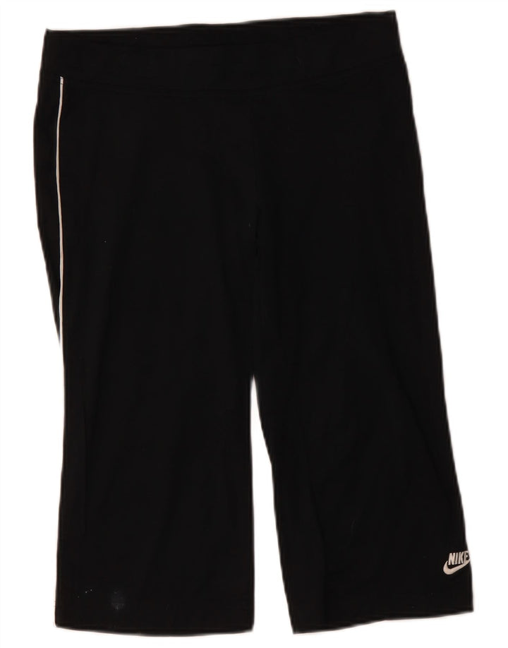 Nike Womens Bermuda Sport Shorts US 4/6 Small  Black Polyester