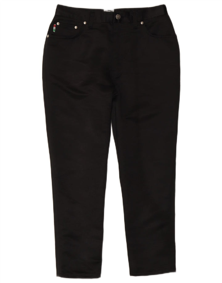 Moschino Womens Slim Casual Trousers W28 L23 Black