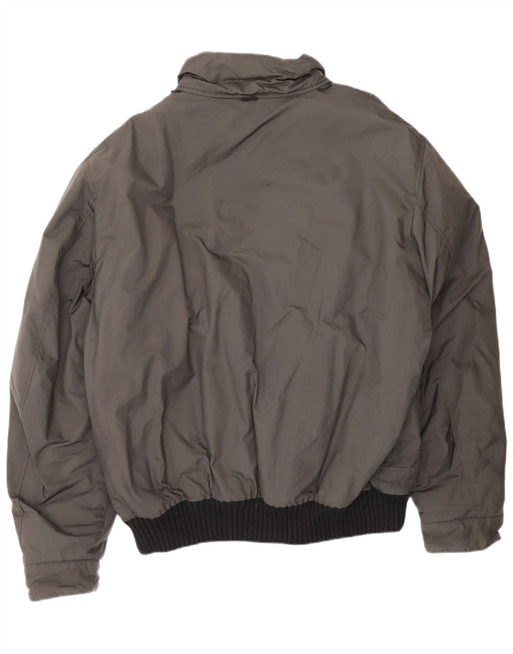 Refrigiwear Mens Bomber Jacket UK 44 2XL Grey Colourblock Nylon