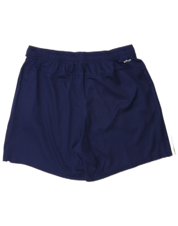 Adidas Mens Aeroready Regular Fit Sport Shorts Large Navy Blue Polyester