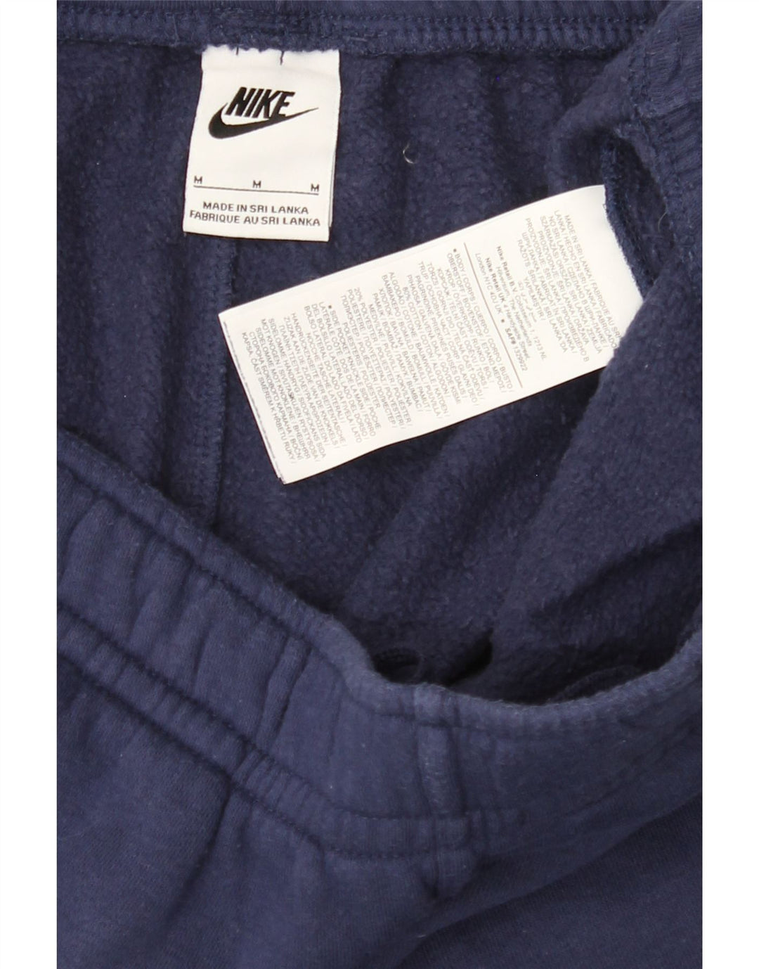 NIKE Womens Tracksuit Trousers Joggers US 14 Medium  Navy Blue Cotton Vintage Nike and Second-Hand Nike from Messina Hembry 