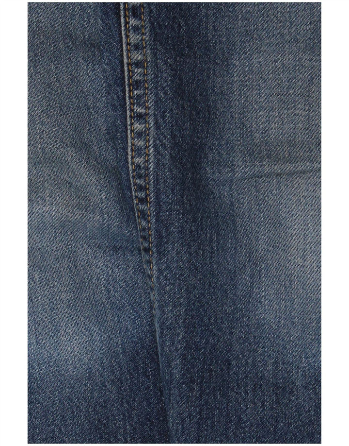Lee Womens Straight Jeans US 10 Large W24 L28 Blue Cotton