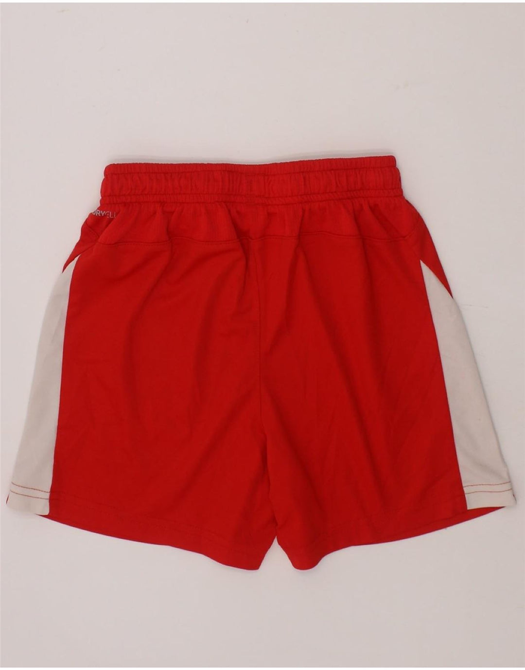 PUMA Boys Sport Shorts 9-10 Years Medium Red Colourblock Polyester Vintage Puma and Second-Hand Puma from Messina Hembry 
