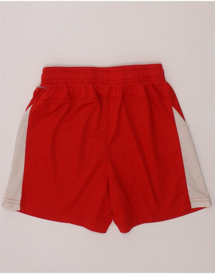 PUMA Boys Sport Shorts 9-10 Years Medium Red Colourblock Polyester Vintage Puma and Second-Hand Puma from Messina Hembry 