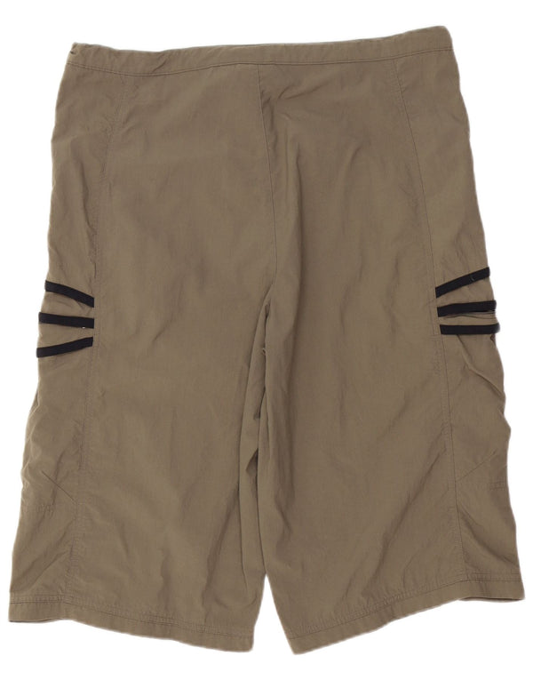 ADIDAS Mens Cargo Shorts W36 Large  Khaki Polyester
