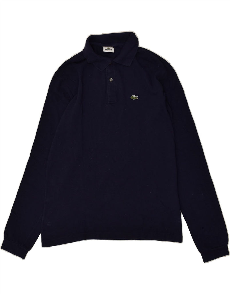 LACOSTE Boys Long Sleeve Polo Shirt 15-16 Years Navy Blue Cotton | Vintage Lacoste | Thrift | Second-Hand Lacoste | Used Clothing | Messina Hembry 