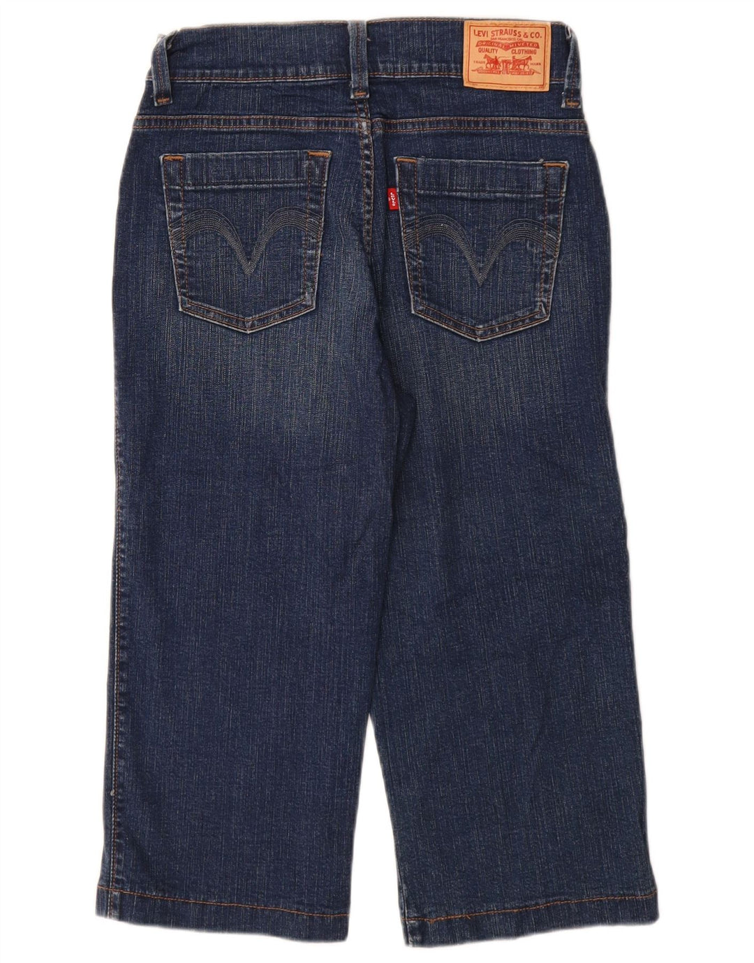 LEVI'S Womens 512 Perfectly Slimming Capri Jeans US 8 Medium W28 L19 Blue