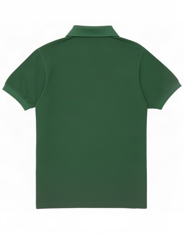 Lacoste Mens Polo Shirt Size 4 Medium Green Cotton