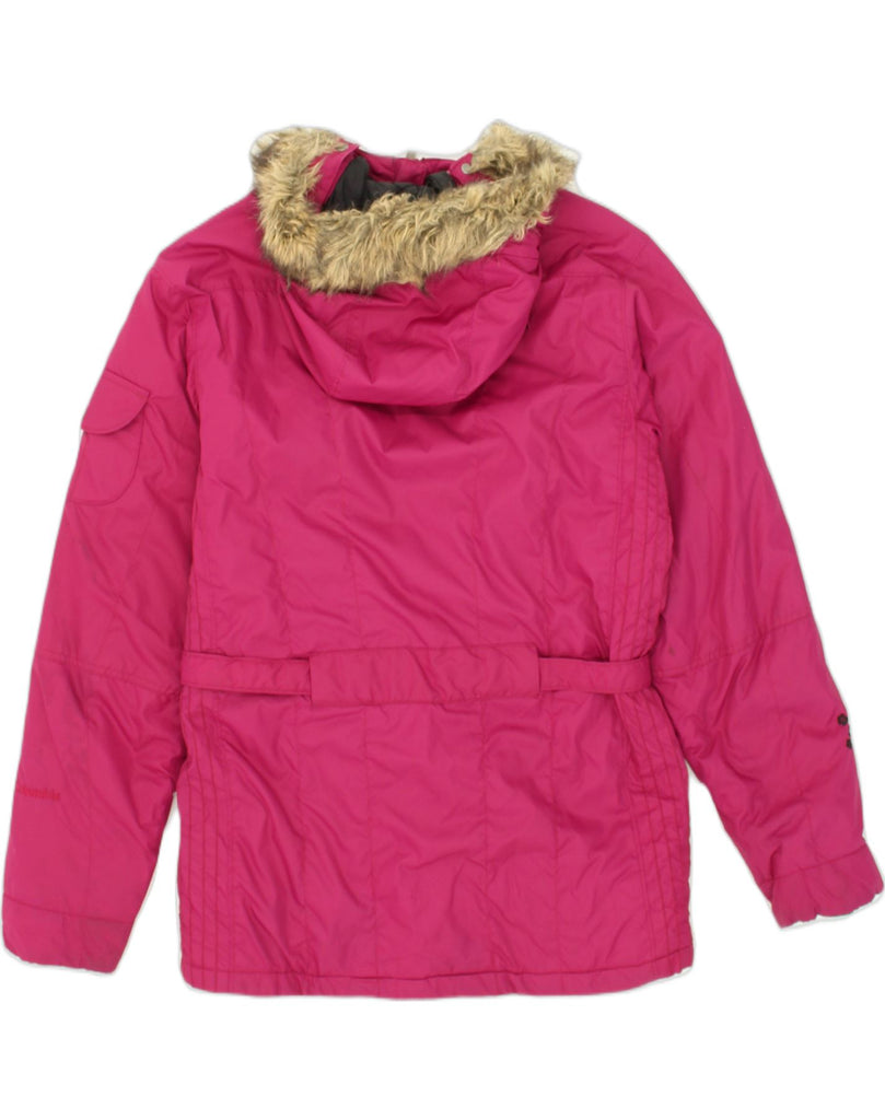 COLUMBIA Womens Parka Jacket UK 18 XL Pink Nylon | Vintage Columbia | Thrift | Second-Hand Columbia | Used Clothing | Messina Hembry 