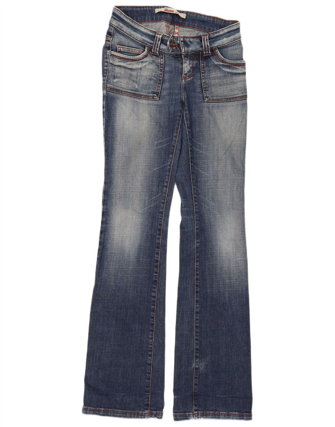 Only Womens Flared Jeans W36 L34 Blue