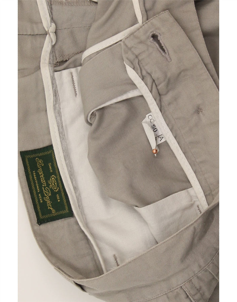 EUROPEAN PROJECT Womens Pegged Chino Shorts IT 50 XL W34 Grey Cotton Vintage European Project and Second-Hand European Project from Messina Hembry 