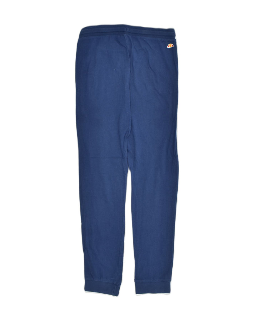 ELLESSE Boys Tracksuit Trousers Joggers 11-12 Years Navy Blue Cotton | Vintage Ellesse | Thrift | Second-Hand Ellesse | Used Clothing | Messina Hembry 