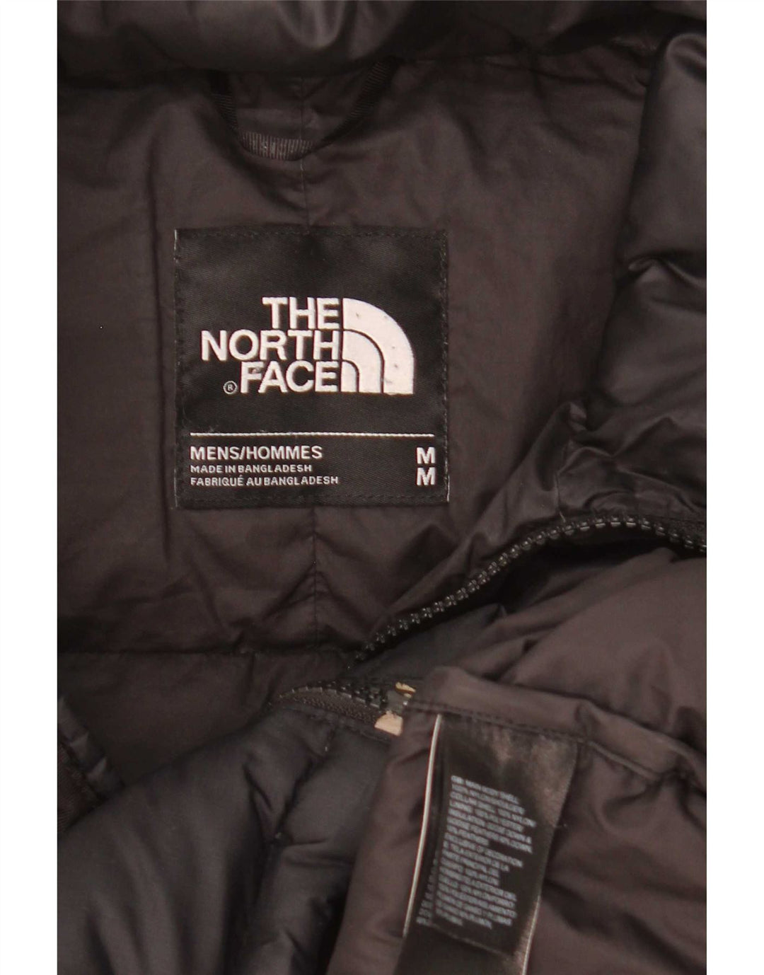 The North Face Mens Padded Jacket UK 38 Medium Black Colourblock Nylon