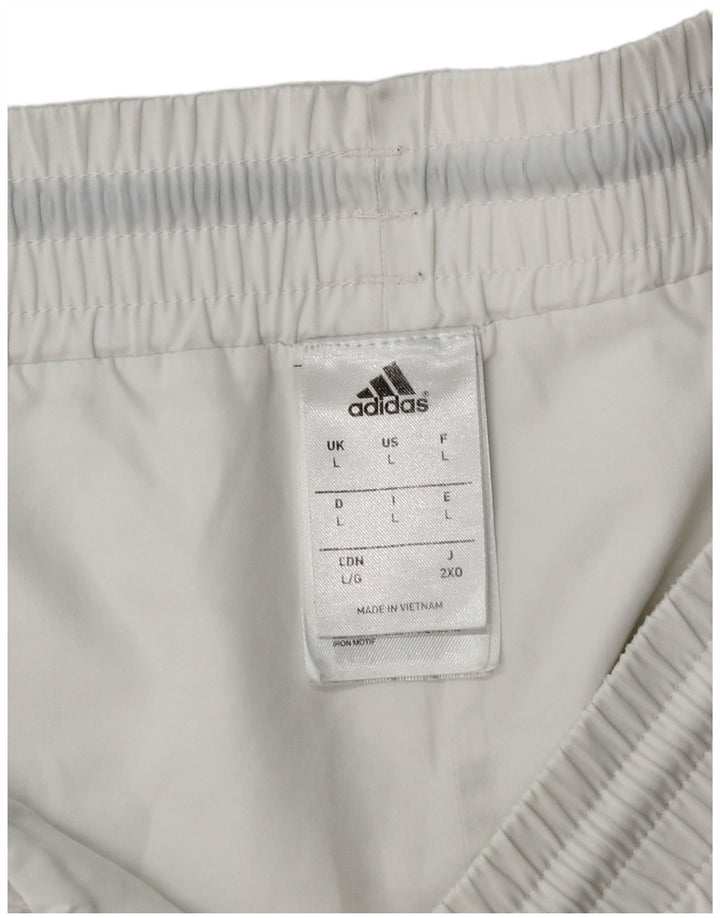 Adidas Mens Sport Shorts Large  White Polyester
