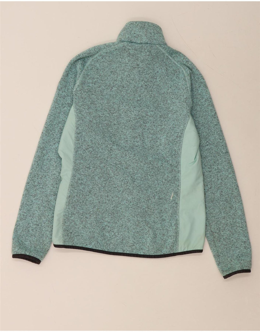 HELLY HANSEN Womens Tracksuit Top Jacket UK 14 Large Green Colourblock