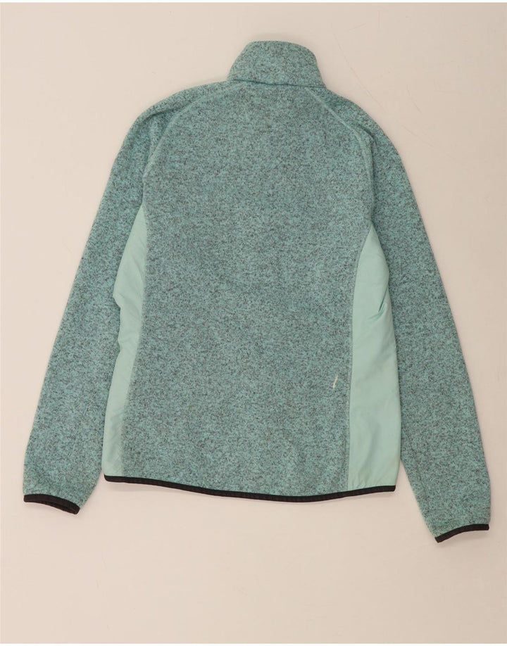 HELLY HANSEN Womens Tracksuit Top Jacket UK 14 Large Green Colourblock