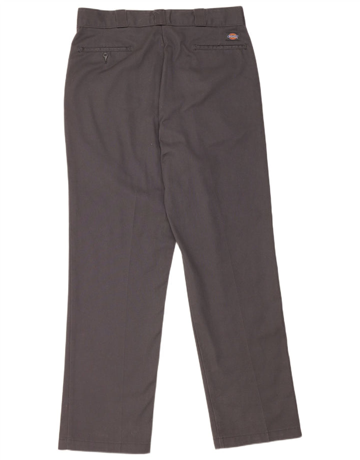 Dickies Mens Straight Chino Trousers W34 L33 Navy Blue