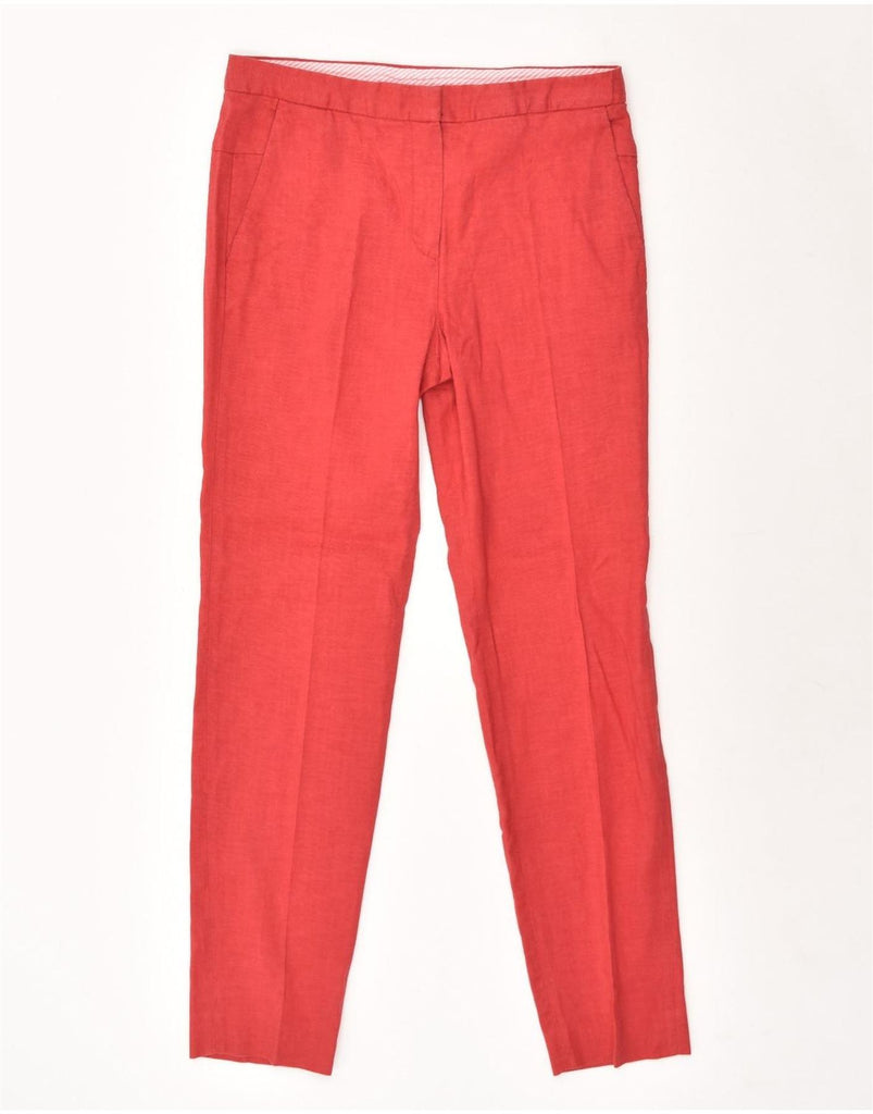 MASSIMO DUTTI Womens Slim Casual Trousers W28 L28 Red | Vintage Massimo Dutti | Thrift | Second-Hand Massimo Dutti | Used Clothing | Messina Hembry 