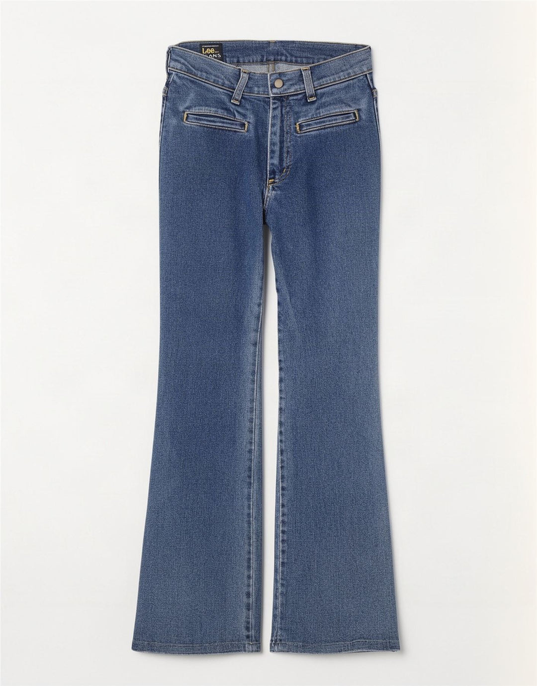 Lee Womens Bootcut Jeans W26 L31 Blue Cotton