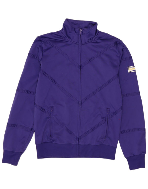 Carhartt Womens Tracksuit Top Jacket UK 10 Small Purple Chevron Polyester