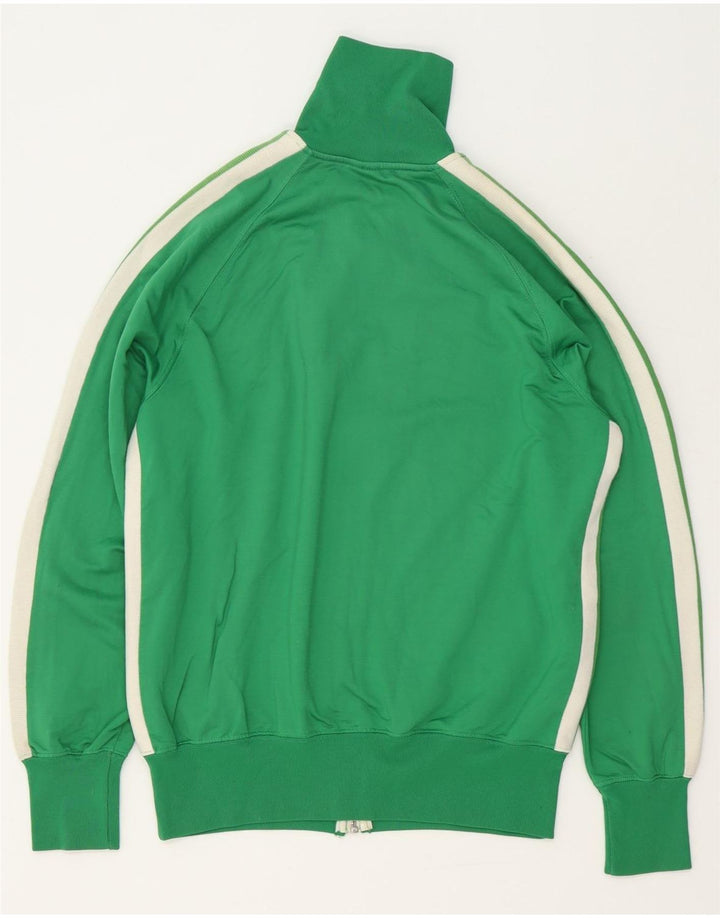 FRANKLIN & MARSHALL Mens Tracksuit Top Jacket Small Green Colourblock