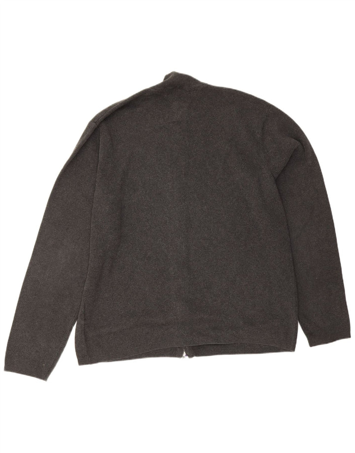 Tommy Hilfiger Mens Cardigan Sweater XL Grey Cotton