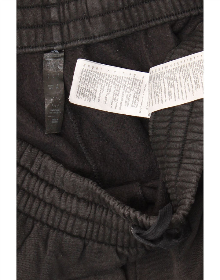 Adidas Mens Cargo Tracksuit Trousers Joggers Medium  Black Cotton