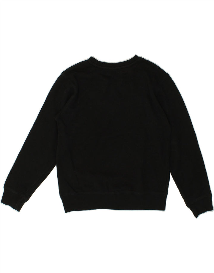 CHAMPION Boys Graphic Sweatshirt Jumper 9-10 Years Black Cotton Vintage Champion and Second-Hand Champion from Messina Hembry 