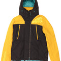 SUPERDRY Mens Graphic Windbreaker Jacket UK 38 Medium Black Colourblock