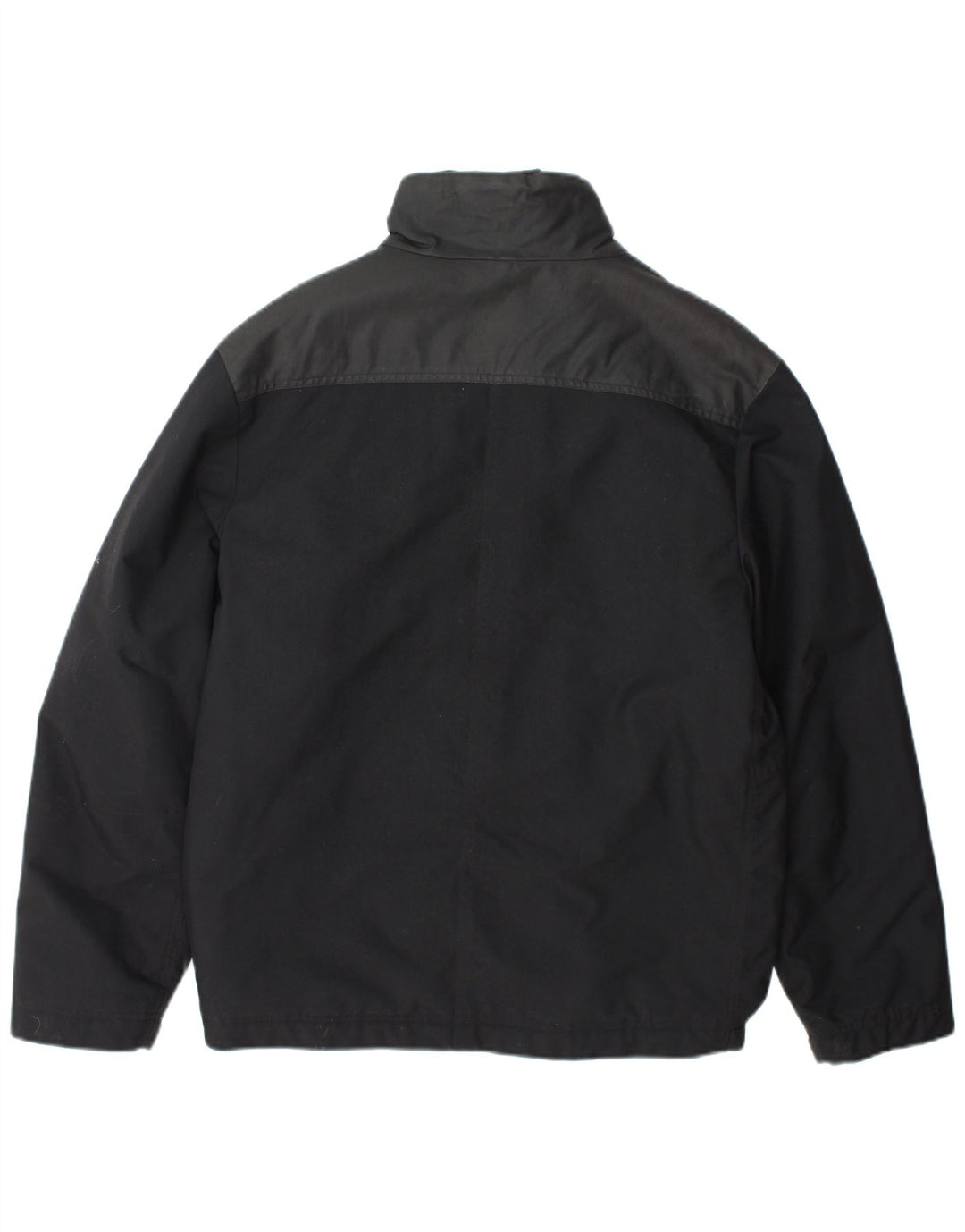 Adidas Mens Windbreaker Jacket UK 36 Small Black Colourblock Nylon