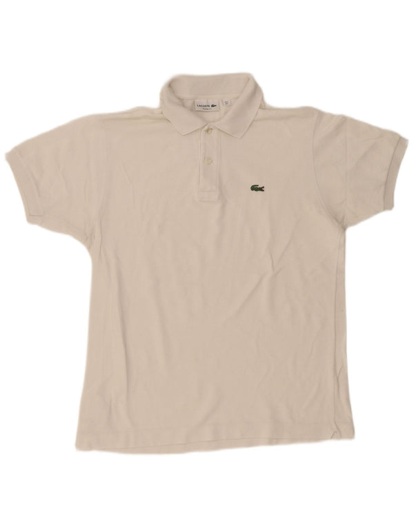 Lacoste Mens Classic Fit Polo Shirt Size 5 Large White Cotton