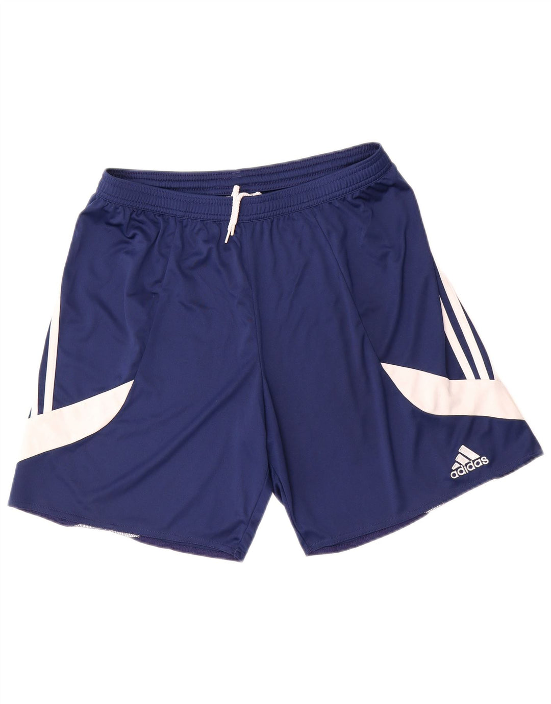 Adidas Mens Climalite Sport Shorts Large Navy Blue Colourblock Polyester