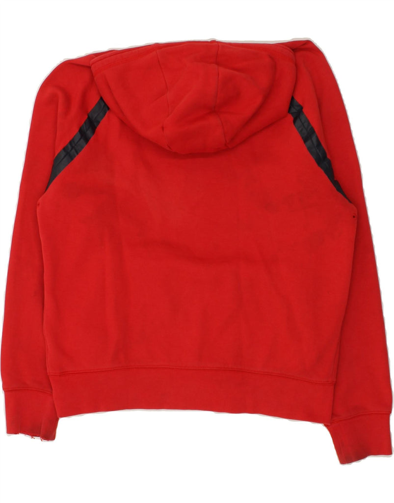 TOMMY HILFIGER Mens Hoodie Jumper Small Red Colourblock Cotton | Vintage Tommy Hilfiger | Thrift | Second-Hand Tommy Hilfiger | Used Clothing | Messina Hembry 