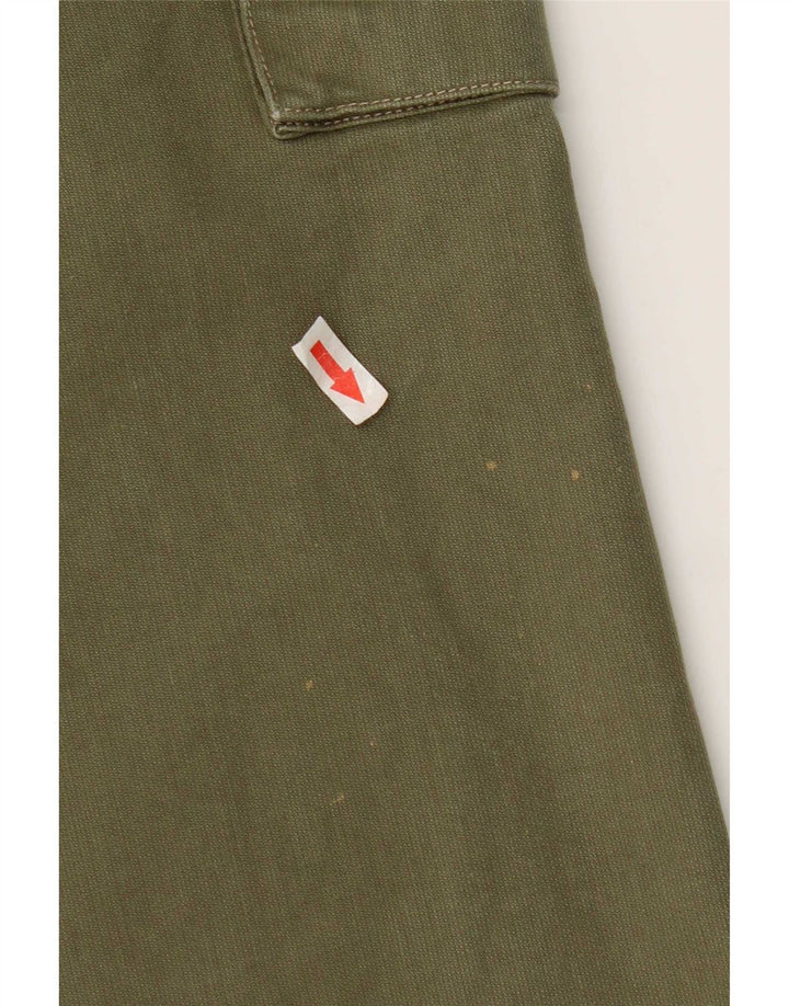 Sergio Tacchini Mens Wide Leg Cargo Trousers W34 L27 Green