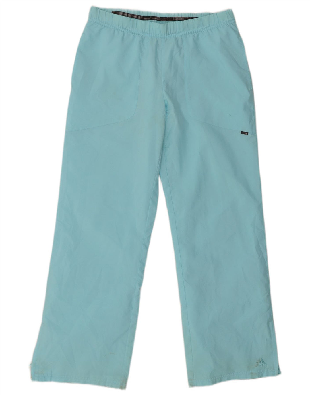 ADIDAS Womens Waterproof Trousers UK 14 Medium  Blue Polyester