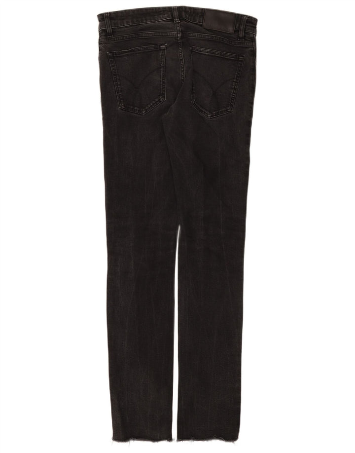 Calvin Klein Womens Slim Jeans W32 L34 Black Cotton