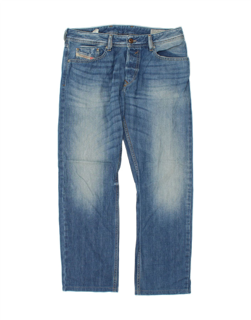 DIESEL Mens Waykee Regular Straight Jeans W31 L28 Blue Cotton | Vintage Diesel | Thrift | Second-Hand Diesel | Used Clothing | Messina Hembry 