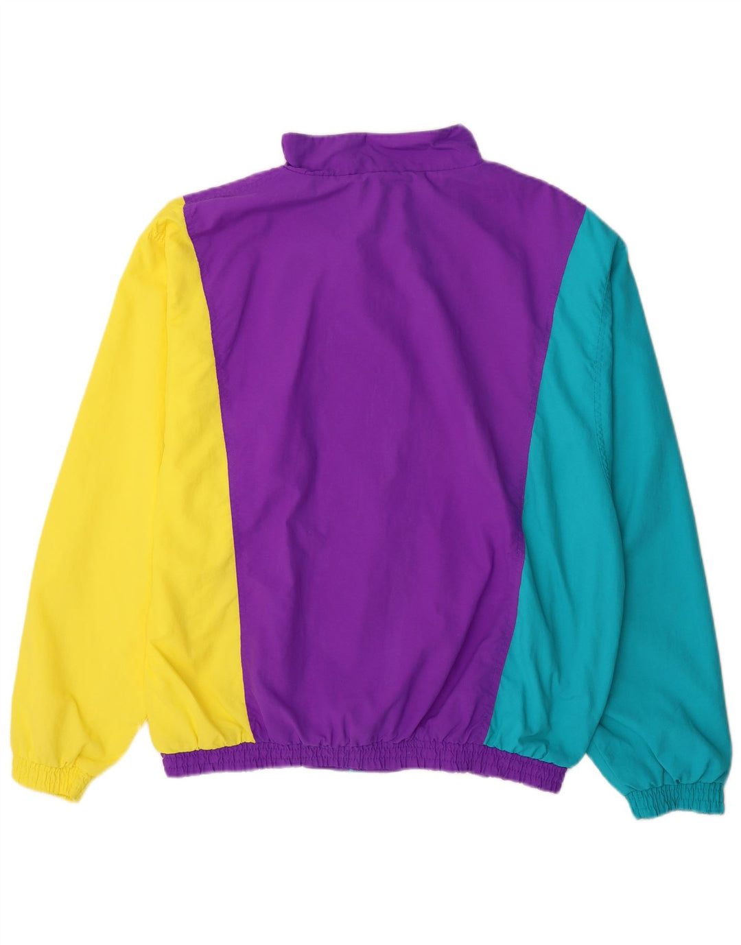 Asics Mens Tracksuit Top Jacket XL Multicoloured Colourblock Polyamide