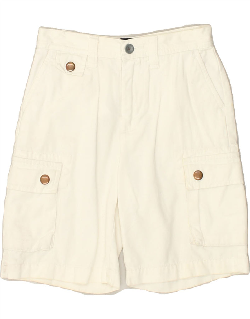 POLO RALPH LAUREN Boys Cargo Shorts 4-5 Years W20  White Cotton | Vintage Polo Ralph Lauren | Thrift | Second-Hand Polo Ralph Lauren | Used Clothing | Messina Hembry 