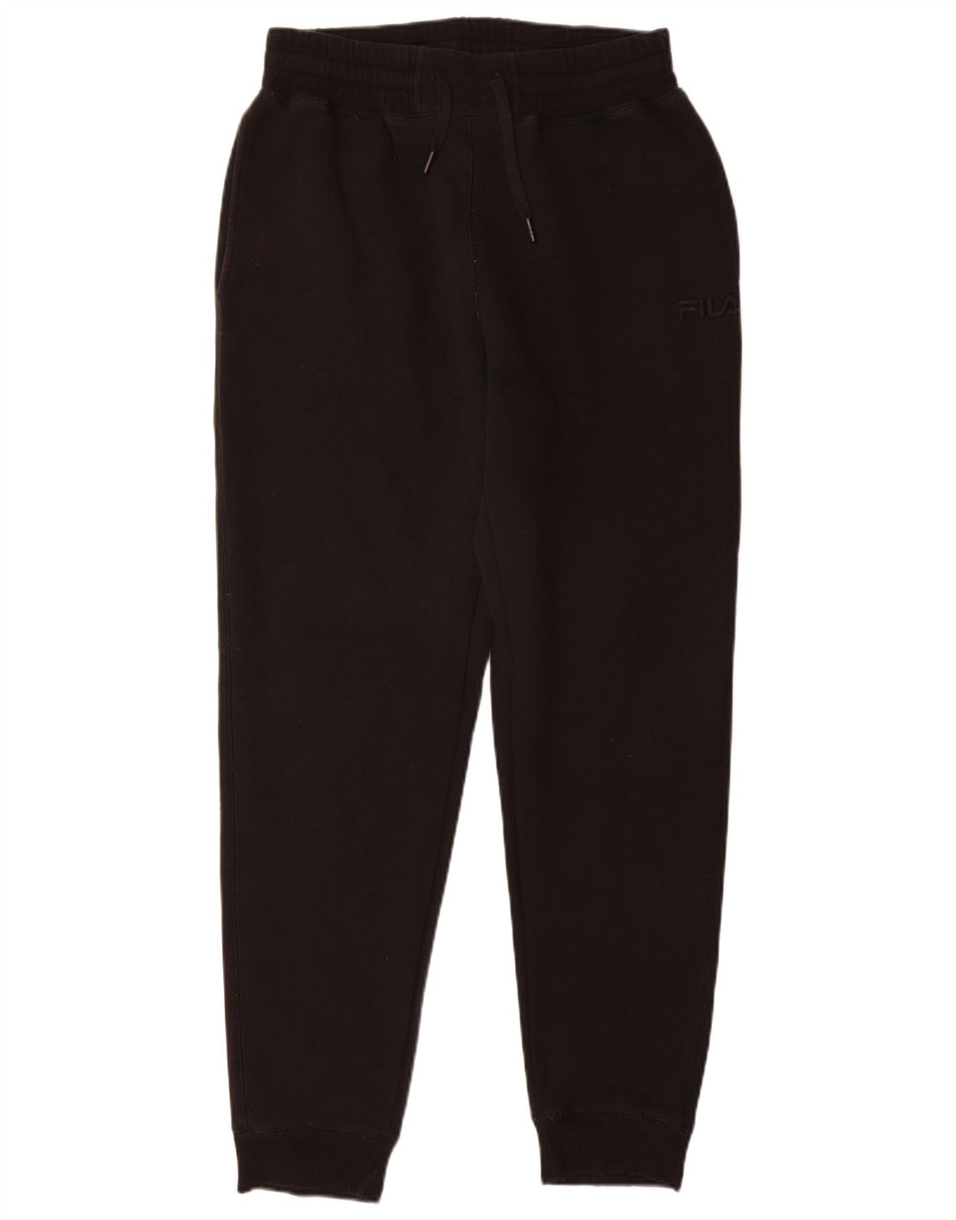 Fila Mens Tracksuit Trousers Joggers Small  Black Cotton