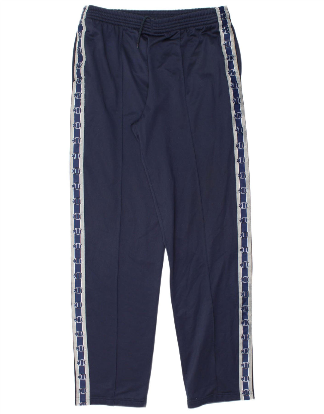 CHAMPION Mens Graphic Tracksuit Trousers XL  Navy Blue Colourblock