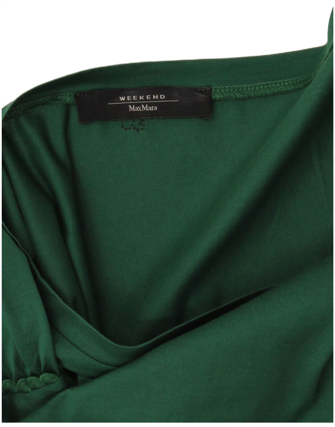 Max Mara Womens Weekend 3/4 Sleeve Blouse Top UK 16 Large Green