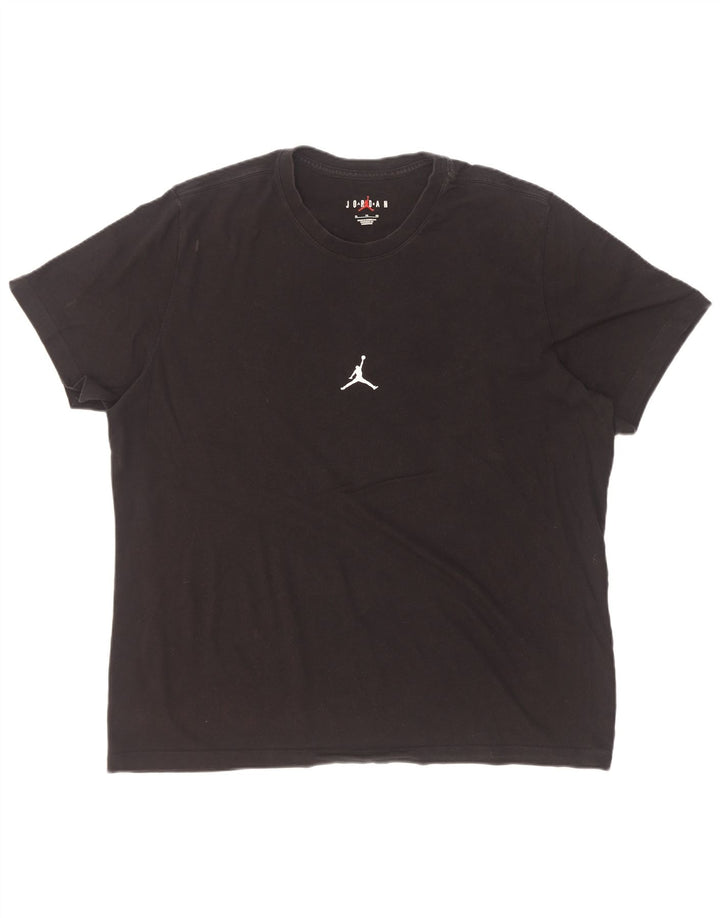 Jordan Mens Graphic T-Shirt Top XL Black Cotton