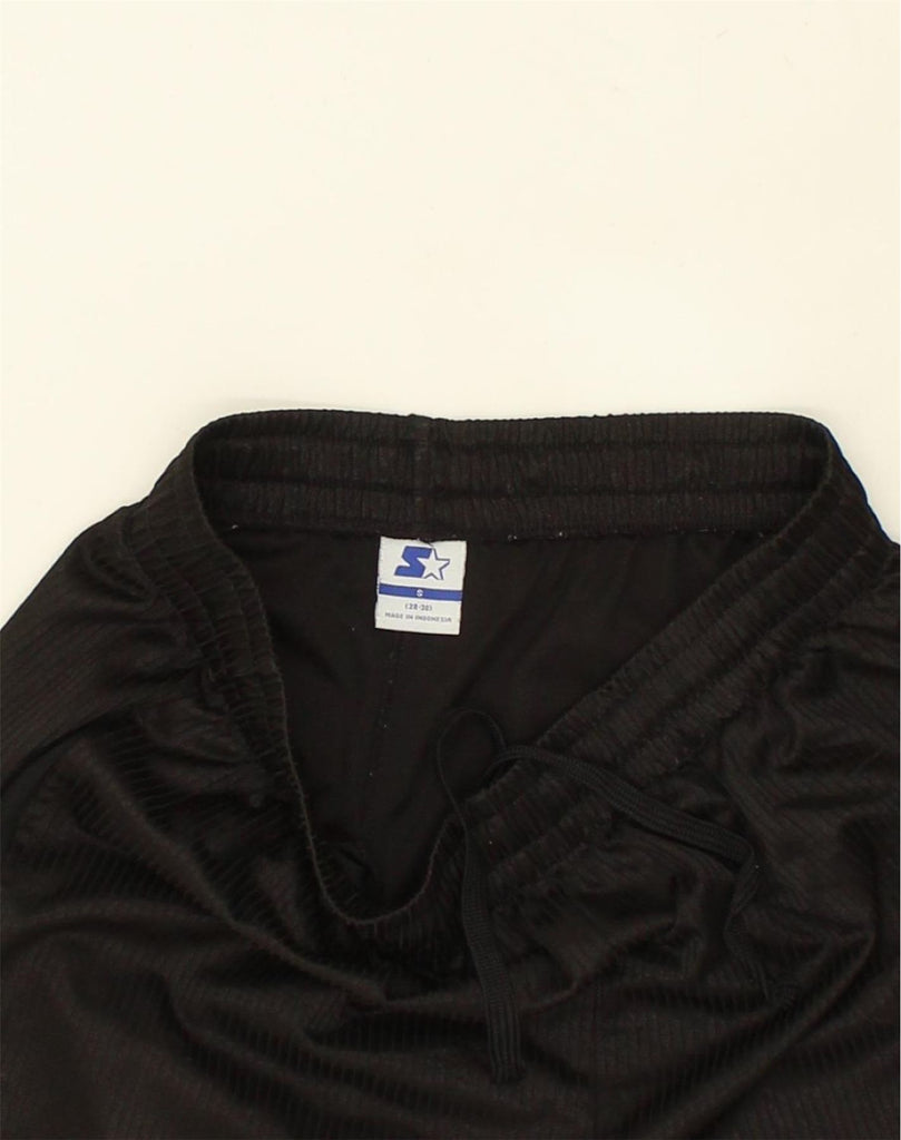 STARTER Mens Sport Shorts Small Black Polyester | Vintage Starter | Thrift | Second-Hand Starter | Used Clothing | Messina Hembry 