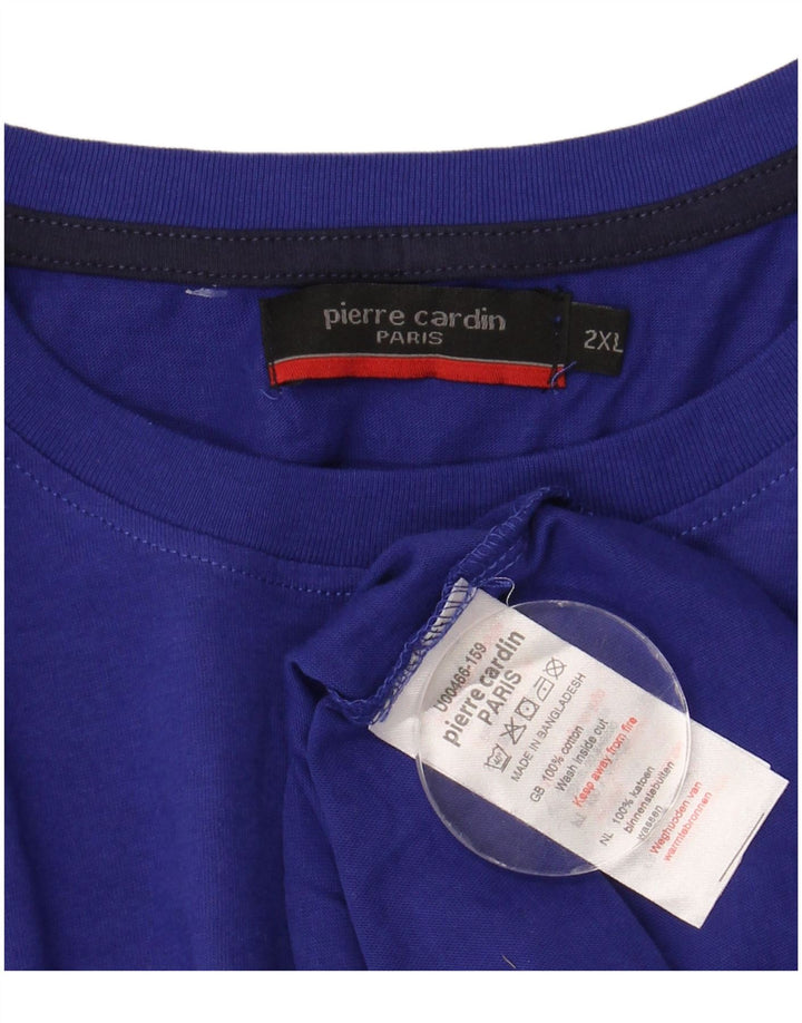 Pierre Cardin Mens Vest Top 2XL Blue Cotton