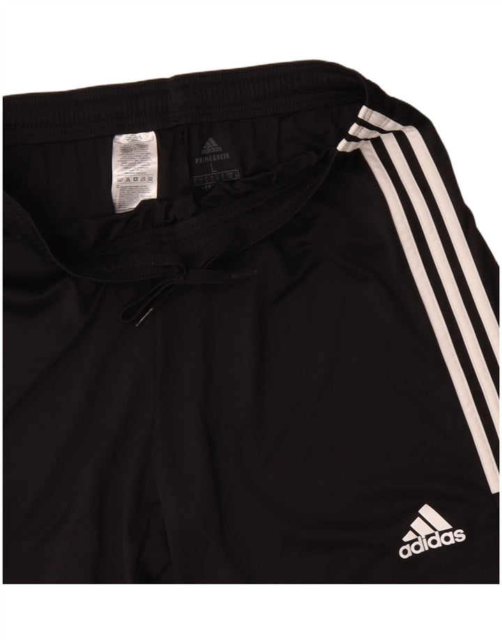 Adidas Womens Aeroready Sport Shorts UK 16 Large Black Polyester